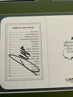 Sergio Garcia Signed Masters Scorecard Matted 4 Cards   Jsa Ck 39602 Psa2a25100