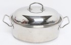 Teknika By Silga Cookware Double Handle Roasting Pan With Lid Braising Pot