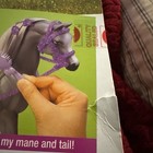 Vintage 2000 Mattel Barbie Sparkle Beauties Horse Amethyst