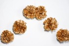 6  Copper Hanging Tissue Paper Flower Pom Pom  Party Garland Decoration