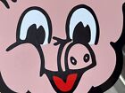 16 Inch Piggly Wiggly Die Cut Aluminum Die Cut Sign Grocery Store