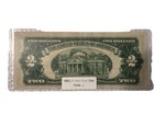 1953a Rare  2 Red Seal Star Note Circulated 