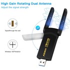 Wifi 6 Usb Adapter Ax1800 Mt7921 Dual Band Wireless Usb3 0 Dongle For Pc Desktop