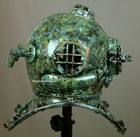 Antique Vintage Brass Diving Helmet Antique Us Navy Mark V Deep Sea Divers 