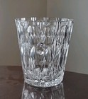 Vtg West Germany Lead Crystal Champange wine Ice Bucket With Handles  Handcut 
