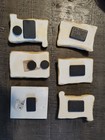 Lot Of 6 Assorted Vintage Fridge Magnets Fruits And Flowers 