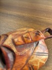 African Mask Wood Carved Masai Wall Hanger Decoration Tribal Small 5 1 2    