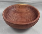 Wood Bowl Hand Turned Decorative Table Art Centerpiece Handmade Beautiful Grain