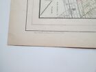 One  1  1884  New York City   Mitchell s  Map  Original  Antique  Period  Map