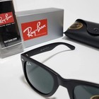 Ray-ban Rb2140 Wayfarer Classic Sunglasses 50mm Sunglass Black Frame Gray Lens