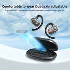 Open-ear Bluetooth 5 4 Headphones Wireless Earbuds Sport Headset Touch Ear Hook