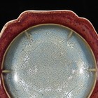 4 7  China Old Antique Porcelain Song Jun Kiln Marked Mud Walking Flowerpot
