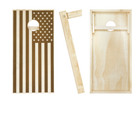 Usa Flag Stained Cornhole Boards Game Set Bean Bag Toss   8 Aca Regulation Bags