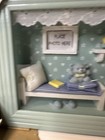 It   s A Boy Country Baby Frame Light Blue Vintage