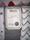 3 Pack Soft Breathable 100  Natural Cotton Fitted Mini Crib Sheet  24  X 38 