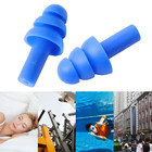 1-25 Pairs Reusable Soft Silicone Earplugs For Swimming Sleeping Noise Reduction