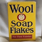 Pair Vintage antique Wool Soap Flakes Wool Soap Shampoo Swift   Co 