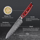 Japanese 5in Utility Knife Japan Vg10 Damascus Steel Kitchen Cooking Chef Knife
