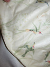 Custom Made Hummingbird Audubon Twin Bedskirt Cream With Hummingbirds