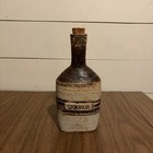 Danish Stoneware Liquor Bottle Denmark Studio Pottery Mid Century 10in Textured