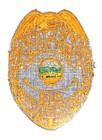 New Miami Ohio Oh Police Patch State Seal Vintage Old Mesh 4    02