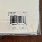Ralph Lauren  Oakfield Quilted White  Euro Sham Msrp  215 One Pillow Sham  Nip
