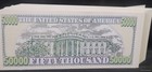 Wholesale Lot Of 100 John F Kennedy  50000 Dollar Usa Bills Novelty Money Jfk