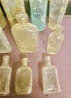 Antique Vintage Medicine Medical Perfume Soda Bottles Blob Top 13 Total Bottles