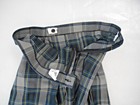 Girls A  Blue   Gray Plaid Kick Pleat Uniform Skirt Jr  Sizes 26 Jr  - 42 Jr 