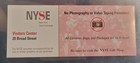 New York Stock Exchange Visitor Ticket