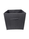 Dark Gray 13  Large 6 Pc Fabric Storage Bins Box Organizer Cube Basket Container