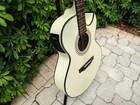 Epiphone Pr5e Thinline Guitar Vintage Headstock White Rare