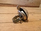 Vintage Chrome Bike Bell Embossed Rosette Double Ring