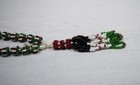 Antique Handmade Beadwork Beaded Shaolin 38 Prayer Beads Tibet Tibetan Religion