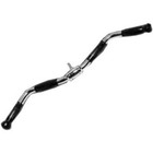 Cap Deluxe 28  Curl Bar Cable Attachment With Rubber Handgrips