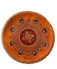 Vintage Romanian Hand Carved Wooden Wall Plates Set 2 Folk Art Decor