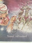 Vintage-coca Cola Santa Claus Christmas  travel Refreshed  1949 -  new In Wrap  