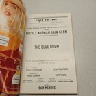 Opening Night Playbill W  Tickets - The Blue Room - Nicole Kidman  Iain Glenn