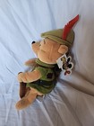 Disney Store Robin Hood Winnie The Pooh 8  Bean Bag Plush Stuffed Animal Toy 