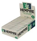 Hempire Rolling Papers 1 1 2 Pure Hemp 1 5 Cigarette Paper  box Of 24 Booklets 