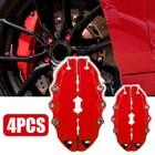 4pcs Red Car Universal Disc Brake Caliper Covers Front rear Car Brake Accessorie