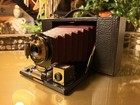 Antique Kodak No  3 Folding Brownie Model D Camera W  Box  Manuals   Book