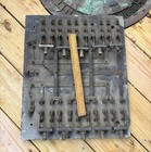 Antique Electric Knife Switch Electrical Service Panel Steam Punk Slate 1800s