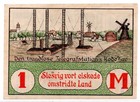 1920 Germany Brunde Notgeld 1 Mark Note  1689 