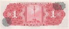 Mexico  1  Peso  10 5 1967  Series  Bcz  Prefix  U  Uncirculated Banknote Top S