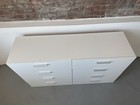 Tvilum Austin 8 Drawer Double Dresser In White