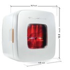 Frigidaire Retro 12 Can 9-liters Mini Fridge skincare Cooler Efmis351 White