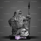 Ewok Warrior Resin Sculpture Statue Model Kit  Unpainted unassembled