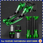 For Suzuki Hayabusa Gsx1300r Motorcycle Handle Grips Cap Brake Clutch Levers Set