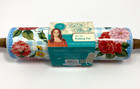 Pioneer Woman Sweet Rose Rolling Pin 18    Floral Gingham Ceramic And Acacia Wood